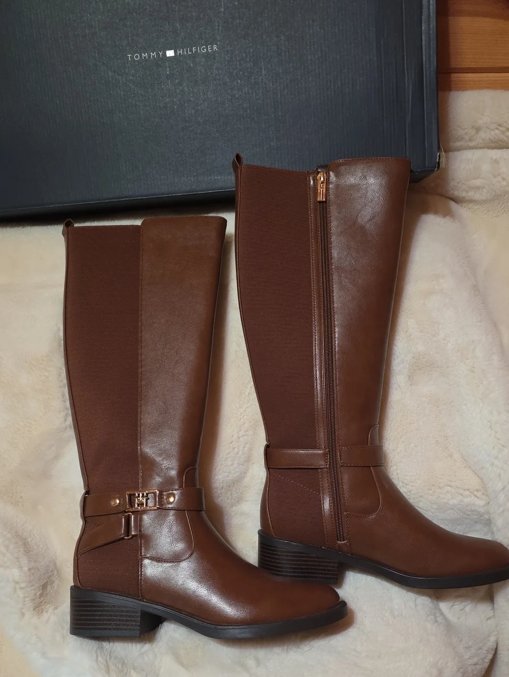 Tommy Hilfiger Tall Brown  Over-the-Knee Boots
